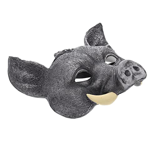 GARIOUANS Wildschwein Cosplay Maske Halloween Dekorative Maske für Kostümparty Realistische Tiermaske aus Hochwertigem PU Material Halloween Feiern und Themenpartys GARIOUANS Wildschwein Cosplay Maske Halloween Dekorative Maske für Kostümparty Realistische Tiermaske aus Hochwertigem PU Material Halloween Feiern und Themenpartys von GARIOUANS