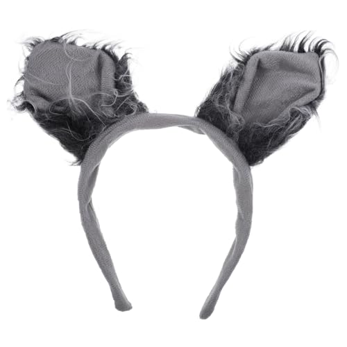 GARIOUANS Wolf Ohr Haarreif für Cosplay Weiches Stirnband mit Grauen Wolfsohren für Halloween Kostümpartys und Maskerade Perfektes Zubehör für Tierkostüme und Besondere Anlässe GARIOUANS Wolf Ohr Haarreif für Cosplay Weiches Stirnband mit Grauen Wolfsohren für Halloween Kostümpartys und Maskerade Perfektes Zubehör für Tierkostüme und Besondere Anlässe von GARIOUANS