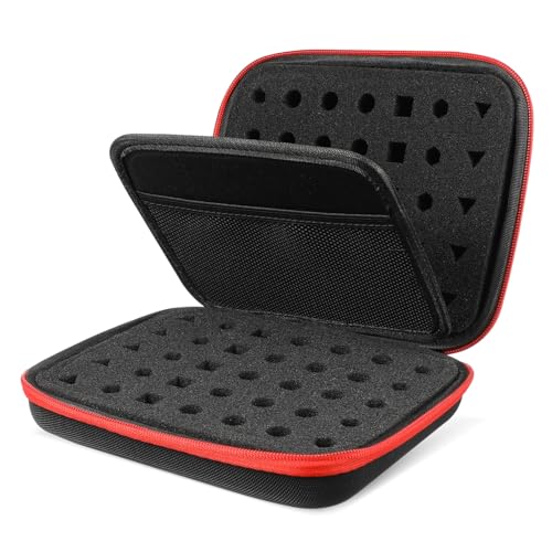 GARIOUANS Würfel Organizer Tasche mit Reißverschluss Dual Fach Würfel Aufbewahrung Beutel für Brettspiele Vielseitige Aufbewahrung mit Netzfach aus Verbundmaterial GARIOUANS Würfel Organizer Tasche mit Reißverschluss Dual Fach Würfel Aufbewahrung Beutel für Brettspiele Vielseitige Aufbewahrung mit Netzfach aus Verbundmaterial von GARIOUANS