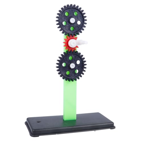 GARIOUANS Zahnräder Versuchsapparat Physik Experimentiergerät mit Ständer Zahnräder Farblich Sortiert Wissenschaftliches Lehrmittel für Unterricht und Mechanik Experimente Zufällige Farbe von GARIOUANS
