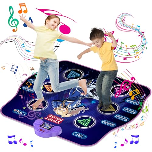 GARNHLOB Bluetooth Tanzmatte für Kinder 3 4 5 6 7 8 9 10+ Jahre Alte Mädchen Dance Mat 6 LED Lichtpfeile Tanzmatte Musikmatte 5 Tanzmodi und Anti-Rutsch Material Kinder Geschenke Spielzeug GARNHLOB Bluetooth Tanzmatte für Kinder 3 4 5 6 7 8 9 10+ Jahre Alte Mädchen Dance Mat 6 LED Lichtpfeile Tanzmatte Musikmatte 5 Tanzmodi und Anti-Rutsch Material Kinder Geschenke Spielzeug von GARNHLOB