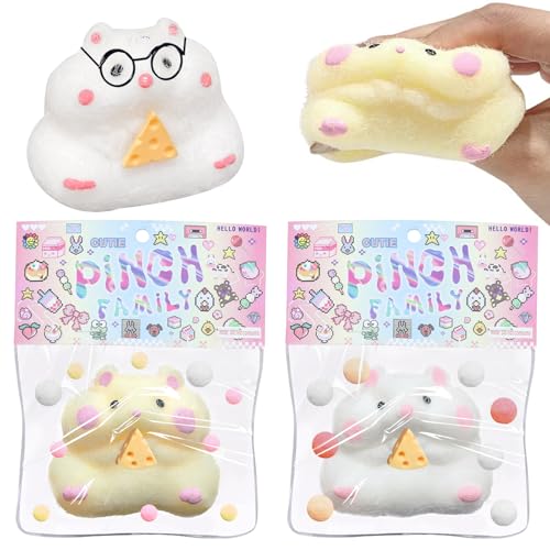 Cartoon-Hamster Squeeze Toy Squishy Fidget Spielzeug Sensory Squeeze Spielzeug Kleine Geschenke Cartoon-Hamster Squeeze Toy Squishy Fidget Spielzeug Sensory Squeeze Spielzeug Kleine Geschenke von GAROMIA