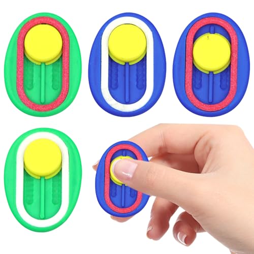 Fidget Slider Spielzeug 4 Stück 3D-Gedruckter Fidget Slider Schieberegler Angst Stressabbau Fingerspiele Spielzeug Fidget Slider für ADHS Autismus Angst Stressabbau Fidget Slider Spielzeug 4 Stück 3D-Gedruckter Fidget Slider Schieberegler Angst Stressabbau Fingerspiele Spielzeug Fidget Slider für ADHS Autismus Angst Stressabbau von GAROMIA