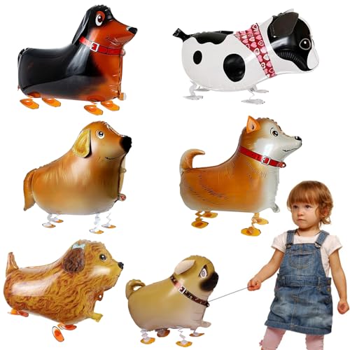 GAROMIA 6 Folienballon Tiere Walking Luftballon Hund Walking Tier Folienballons Hund Tiere Walking luftballon Welpe Helium Ballons Walking Tierballons Kinder Geburtstag Party Deko GAROMIA 6 Folienballon Tiere Walking Luftballon Hund Walking Tier Folienballons Hund Tiere Walking luftballon Welpe Helium Ballons Walking Tierballons Kinder Geburtstag Party Deko von GAROMIA