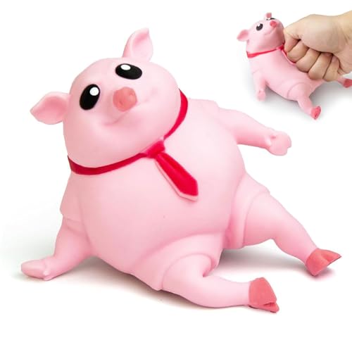 GAROMIA Anti Stress Schwein Spielzeug Stress Schwein Schwein Anti Stress Splash Piggy Squeeze Toy Fidget Spielzeug für ADHS Erwachsene und Kinder Reduziert Stress Spielzeug von GAROMIA