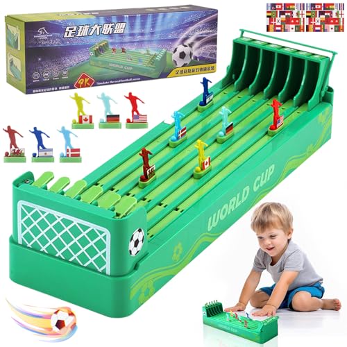 GAROMIA Pferderennen Spiel Fussball Spiel Elektrisch Tischfussball Tischspiele Spiele Fussball Board Games Tabletop Fussball Spiel Tischkicker Bälle Tabletop Spiele für Familienspiel Erwachsene Kinder von GAROMIA