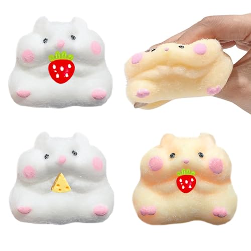 Hamster Squeeze 4 Stück Spielzeug Squishy Hamster Quetsch Spielzeug Anti Stress fufu Squishy Spielzeug zum Konzentrieren Squishy Fidget Spielzeug Hamster Squeeze 4 Stück Spielzeug Squishy Hamster Quetsch Spielzeug Anti Stress fufu Squishy Spielzeug zum Konzentrieren Squishy Fidget Spielzeug von GAROMIA