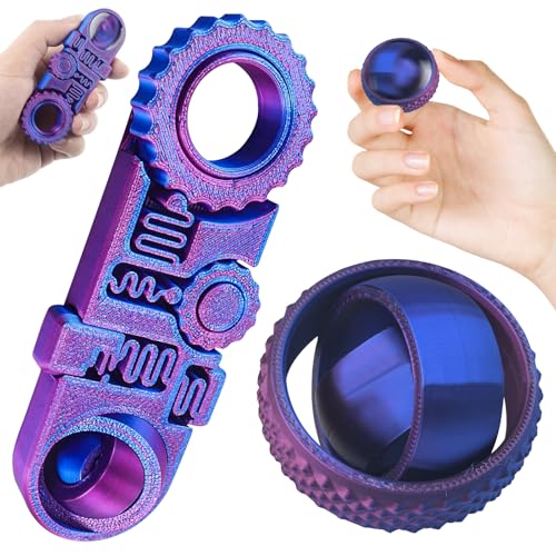 2 Stück Fidget Toys Set Stressabbau Spielzeug 3D Printed Spielzeug Zum Abbau Von Spannungen Und Stress für Kinder Erwachsene mit ADHS Autismus 2 Stück Fidget Toys Set Stressabbau Spielzeug 3D Printed Spielzeug Zum Abbau Von Spannungen Und Stress für Kinder Erwachsene mit ADHS Autismus von GAROMIA