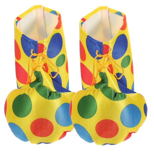 GAROZATION 1 Paar Bunte Clownschuhe Mit Punkten Für Erwachsene, Requisiten, Performance Clownschuhe, Cosplay Kostüm Für Clown, Cosplay Schuhe, Clownschuhe Für Show, Clown Performance Schuhe, GAROZATION 1 Paar Bunte Clownschuhe Mit Punkten Für Erwachsene, Requisiten, Performance Clownschuhe, Cosplay Kostüm Für Clown, Cosplay Schuhe, Clownschuhe Für Show, Clown Performance Schuhe, von GAROZATION