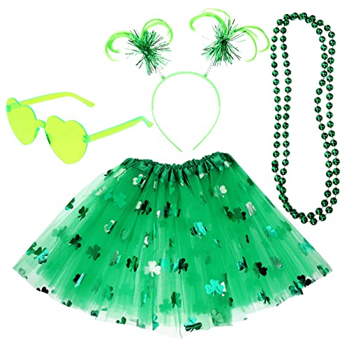 GAROZATION Kleeblatt-rockanzug St. Patrick's Day Partyzubehör Schmuck Und Für Jungen Und Mädchen Erwachsene GAROZATION Kleeblatt-rockanzug St. Patrick's Day Partyzubehör Schmuck Und Für Jungen Und Mädchen Erwachsene von GAROZATION
