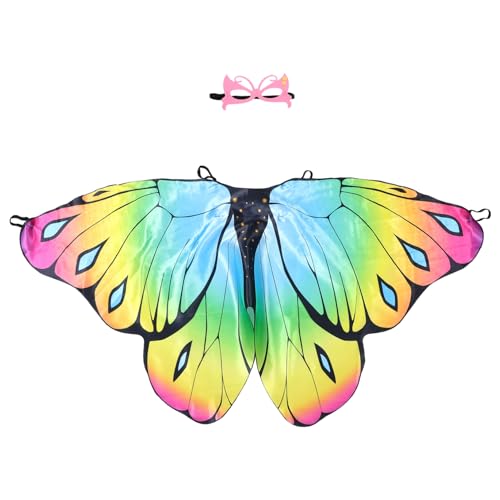 GAROZATION 1 Satz Flügelumhang Für Feenflügel Für Erwachsene Verkleide Den Schmetterlingsflügel Schmetterlingsflügel-mädchen Cosplay Schmetterlingsflügel Dekoration Polyester GAROZATION 1 Satz Flügelumhang Für Feenflügel Für Erwachsene Verkleide Den Schmetterlingsflügel Schmetterlingsflügel-mädchen Cosplay Schmetterlingsflügel Dekoration Polyester von GAROZATION