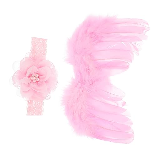 GAROZATION 1 Satz Fotoanzug -stirnband Neugeborene Flügel Stirnbänder Für Neugeborene Säuglingsfoto-requisite Stirnbänder Flügel-kit -kostüm-requisite Rosa Nylon GAROZATION 1 Satz Fotoanzug -stirnband Neugeborene Flügel Stirnbänder Für Neugeborene Säuglingsfoto-requisite Stirnbänder Flügel-kit -kostüm-requisite Rosa Nylon von GAROZATION