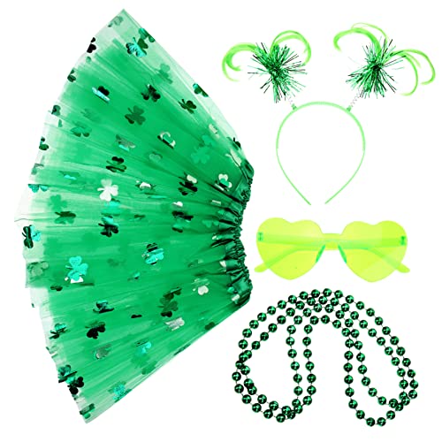 GAROZATION 1 Set Festivalrock Outfit Patrick Tutu Rock Patrick Party Zubehör St. Patricks Day Party Gastgeschenke Patrick Day Ornament St. Patrick'S Kleidung St. Patrick'S Day von GAROZATION