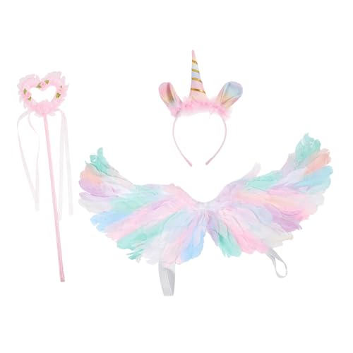 GAROZATION 1satz Engel Kostüm Zubehör Für Mädchen Federflügel Einhorn Haarreif Und Zauberstab Für Cosplay Festivals Und Bühnenaufführungen Leicht Und Bequem Perfektes Outfit Für GAROZATION 1satz Engel Kostüm Zubehör Für Mädchen Federflügel Einhorn Haarreif Und Zauberstab Für Cosplay Festivals Und Bühnenaufführungen Leicht Und Bequem Perfektes Outfit Für von GAROZATION