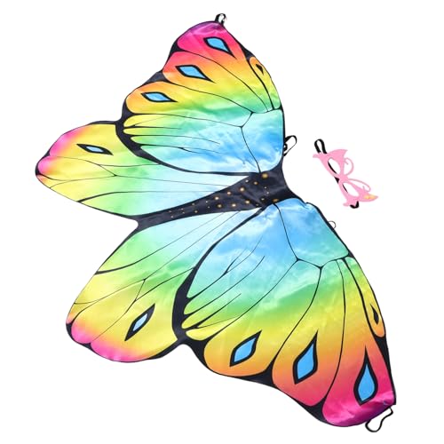 GAROZATION 1 Set Flügelumhang Für Kinder, Dekoration Für Damen, Kostüm Für Teenager, Geburtstagsparty, Gastgeschenke Für Mädchen, Feenflügel Für Teenager, Schmetterlingsflügel, Zum Anziehen, GAROZATION 1 Set Flügelumhang Für Kinder, Dekoration Für Damen, Kostüm Für Teenager, Geburtstagsparty, Gastgeschenke Für Mädchen, Feenflügel Für Teenager, Schmetterlingsflügel, Zum Anziehen, von GAROZATION