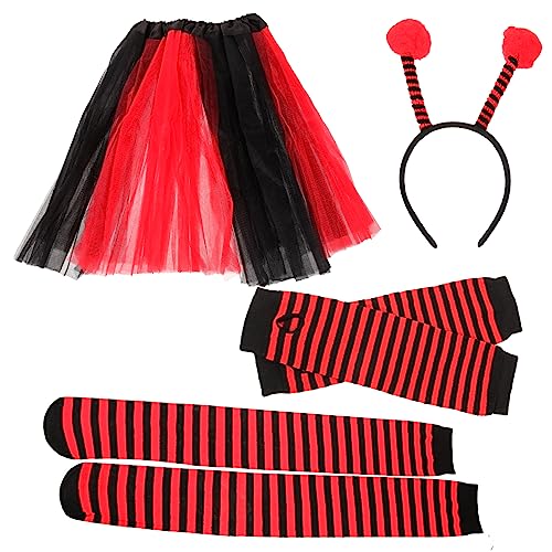 GAROZATION 1 Set Marienkäfer Kleidungszubehör, Marienkäfer Stirnband, Armstulpen, Marienkäfer Partyzubehör, Marienkäfer Kniestrümpfe, Marienkäfer Kostümset, Partykostüm, Marienkäfer GAROZATION 1 Set Marienkäfer Kleidungszubehör, Marienkäfer Stirnband, Armstulpen, Marienkäfer Partyzubehör, Marienkäfer Kniestrümpfe, Marienkäfer Kostümset, Partykostüm, Marienkäfer von GAROZATION