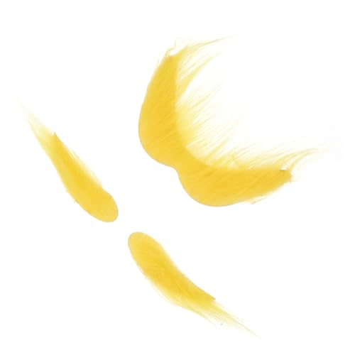 GAROZATION Einfach Anzubringender Gelber Schnurrbart Und Bart-Set Cosplay-bart Für Erwachsene Kostümzubehör Für Alte Männer GAROZATION Einfach Anzubringender Gelber Schnurrbart Und Bart-Set Cosplay-bart Für Erwachsene Kostümzubehör Für Alte Männer von GAROZATION