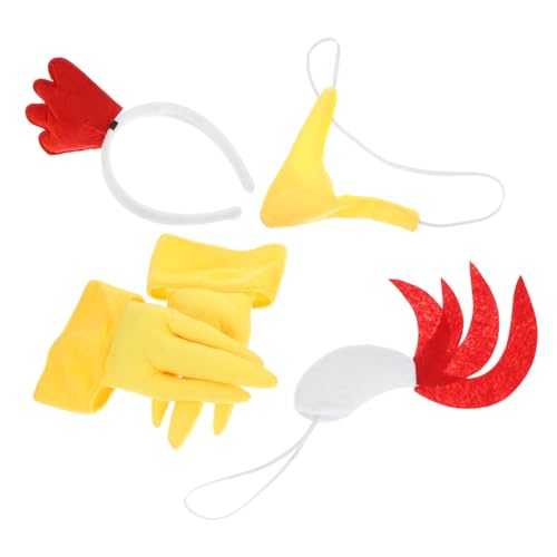 GAROZATION 1 Set Weißes Hühner Stirnband, Küken Requisite, Cosplay Küken Accessoire, Krallen Requisite, Küken Accessoire, Cosplay Requisiten, Cosplay Kostüm, Haarband, Foto Requisiten GAROZATION 1 Set Weißes Hühner Stirnband, Küken Requisite, Cosplay Küken Accessoire, Krallen Requisite, Küken Accessoire, Cosplay Requisiten, Cosplay Kostüm, Haarband, Foto Requisiten von GAROZATION