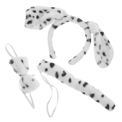 GAROZATION 1 Set üsch Hundekostü Requisiten Tier Ohren Stirnband Und Fliege Für Bühnenaufführungen Und Hund Cosplay Dekorationen GAROZATION 1 Set üsch Hundekostü Requisiten Tier Ohren Stirnband Und Fliege Für Bühnenaufführungen Und Hund Cosplay Dekorationen von GAROZATION