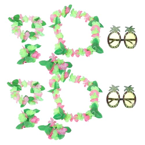 GAROZATION 10 Teiliges Urlaubsoutfit, Luau Zubehör, Lustige Hawaii, Hawaii Kostüm Für Mädchen, Hawaii Partyzubehör Und Dekorationen, Luau Party Dekorationen, Ananas Partygeschenke GAROZATION 10 Teiliges Urlaubsoutfit, Luau Zubehör, Lustige Hawaii, Hawaii Kostüm Für Mädchen, Hawaii Partyzubehör Und Dekorationen, Luau Party Dekorationen, Ananas Partygeschenke von GAROZATION
