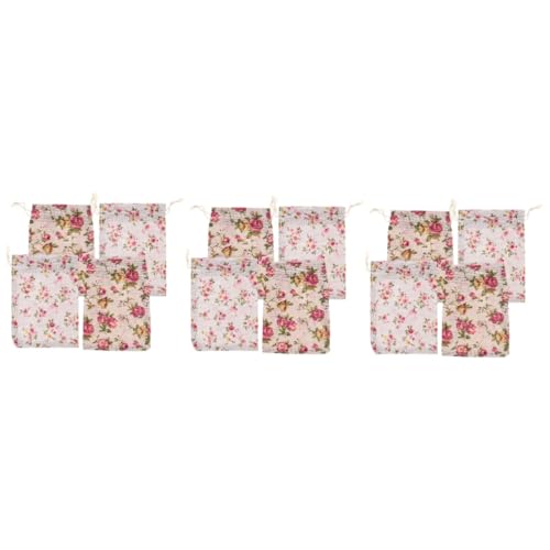 GAROZATION 12 Stück Lavendel Kordelzugtaschen, Lavendelsäckchen, Leere Lavendelsäckchen, Lavendelbeutel, Leere Lavendelsäckchen, Beutel, Leerer Duftbeutel, Dekorativer Lavendelbeutel, von GAROZATION