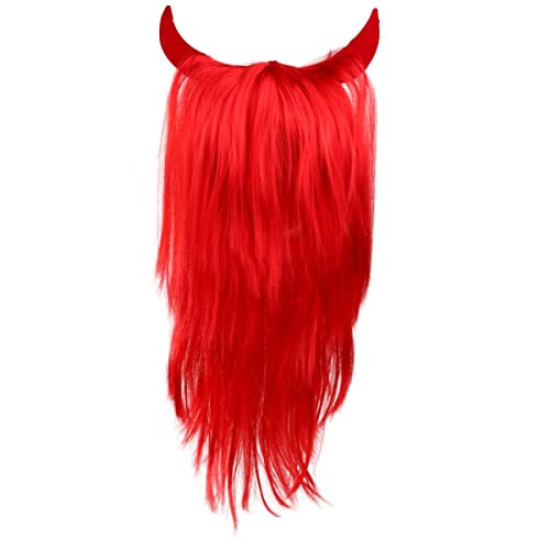GAROZATION 1stk Horn Perücke Kopfbedeckung Bögen Meeräsche Seile Kappe Ring Party-Haar-perücke Frauen Cosplay Perücke Cosplay-perücke Perücke Abdeckung Umweltschutz Haustier Rot GAROZATION 1stk Horn Perücke Kopfbedeckung Bögen Meeräsche Seile Kappe Ring Party-Haar-perücke Frauen Cosplay Perücke Cosplay-perücke Perücke Abdeckung Umweltschutz Haustier Rot von GAROZATION