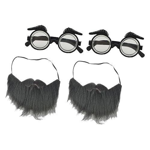GAROZATION 2 Sets Abschlussball Party Bart, Künstlicher Bart Mit Brille, Lustiger Schnurrbart, Party Cosplay, Falscher Bart Und Brille, Bart Und Brille Für Party, Festlicher Bart Und Brille, GAROZATION 2 Sets Abschlussball Party Bart, Künstlicher Bart Mit Brille, Lustiger Schnurrbart, Party Cosplay, Falscher Bart Und Brille, Bart Und Brille Für Party, Festlicher Bart Und Brille, von GAROZATION