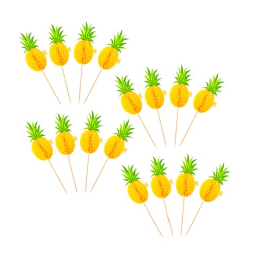 GAROZATION 30 Stück Teiliges Cake Picks Hawaii Party Tortendeko Tropisch Ananas Kuchenstecker für Geburtstag Feier Cupcake Dekoration GAROZATION 30 Stück Teiliges Cake Picks Hawaii Party Tortendeko Tropisch Ananas Kuchenstecker für Geburtstag Feier Cupcake Dekoration von GAROZATION