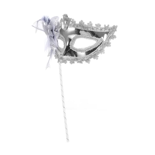 GAROZATION Frauen Maske Halbgesichtsmaske Für Maskerade Karneval Halloween Und Elegante Partys Handheld Design Kreative Kostü Maske GAROZATION Frauen Maske Halbgesichtsmaske Für Maskerade Karneval Halloween Und Elegante Partys Handheld Design Kreative Kostü Maske von GAROZATION