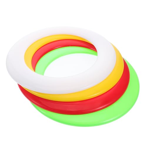 GAROZATION 4 Stücke Ring Flying Disc Spielzeug Fliegende Scheiben Fliegen Ring Flying Disc Groß Outdoor Spielzeug Jonglierringe GAROZATION 4 Stücke Ring Flying Disc Spielzeug Fliegende Scheiben Fliegen Ring Flying Disc Groß Outdoor Spielzeug Jonglierringe von GAROZATION