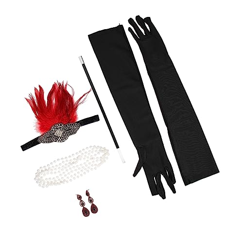 GAROZATION 1satz Halloween-haardekoration Kreatives Kostüm Mit Halskette Haarschmuck Handschuhen Haarband Und Ohrringen Teilig Für Cosplay Und Partys GAROZATION 1satz Halloween-haardekoration Kreatives Kostüm Mit Halskette Haarschmuck Handschuhen Haarband Und Ohrringen Teilig Für Cosplay Und Partys von GAROZATION