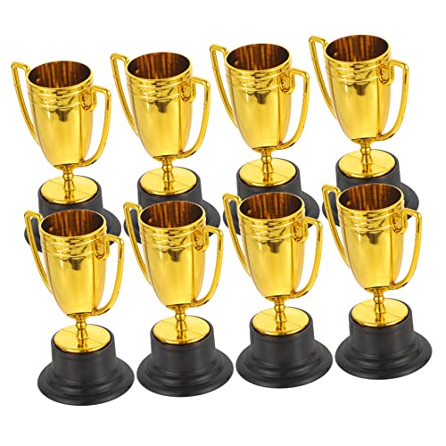 GAROZATION Mini-trophäen 8 Stück Goldene Trophäen Für Jungen Und Mädchen Schulbelohnungen Partygeschenke Dekorationen von GAROZATION
