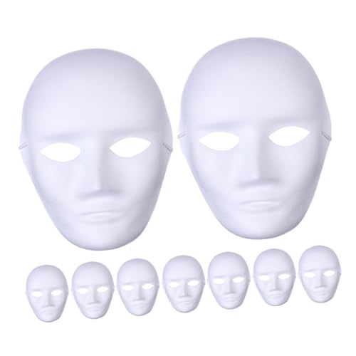 GAROZATION Blank Handgemalte Maske Maske Diy Papiermaske Für Weiße Blanko Masken Zum Ausmalen Für Bastelprojekte Perfekte Partyartikel Für Karneval Und Maskenball GAROZATION Blank Handgemalte Maske Maske Diy Papiermaske Für Weiße Blanko Masken Zum Ausmalen Für Bastelprojekte Perfekte Partyartikel Für Karneval Und Maskenball von GAROZATION