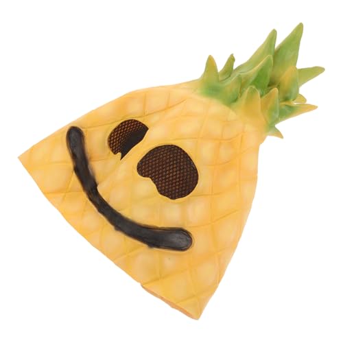 GAROZATION Ananas-hut, Obsthüte, Lebensmittel-kostüm-hut, Ananas-partyzubehör, Halloween-vollgesichtsmasken, Neuheitshut Für Maskerade, Cosplay-party GAROZATION Ananas-hut, Obsthüte, Lebensmittel-kostüm-hut, Ananas-partyzubehör, Halloween-vollgesichtsmasken, Neuheitshut Für Maskerade, Cosplay-party von GAROZATION