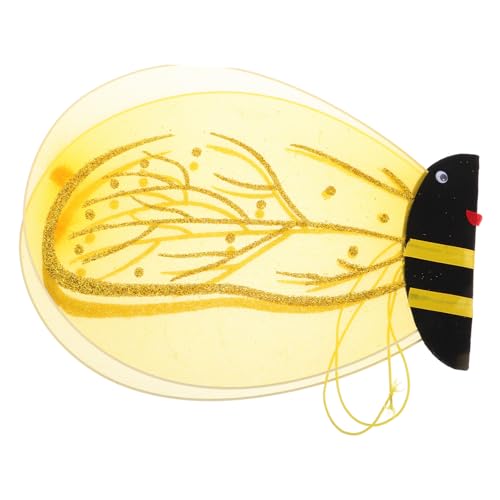 GAROZATION Bienenflügel Kostüm Zubehör Leicht und Angenehm für Fasching Karneval Bühnenauftritte und Kinderfest für Bienenkostüm und Verkleidung von GAROZATION