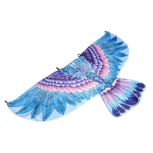 GAROZATION Bunter Adlerflügel Umhang für Erwachsene mit Verstellbaren Trägern Komfortabler Vogel Flügel Cape für Halloween Party Cosplay Karneval als Partydeko und Kostümzubehör von GAROZATION