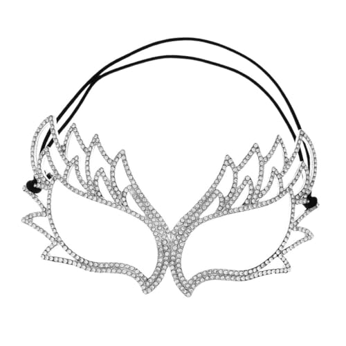 GAROZATION Halloween Strass Maske Halbe Gesicht Maskerade Party Maske Für Tanz Karneval Decor GAROZATION Halloween Strass Maske Halbe Gesicht Maskerade Party Maske Für Tanz Karneval Decor von GAROZATION