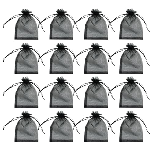 GAROZATION Geschenktüten Aus Schwarzem Perlenorganzastoff Zugbeutel Geschenksäcke Für Hochzeiten Partys Geburtstage Geschenkverpackungen Aufbewahrungstaschen GAROZATION Geschenktüten Aus Schwarzem Perlenorganzastoff Zugbeutel Geschenksäcke Für Hochzeiten Partys Geburtstage Geschenkverpackungen Aufbewahrungstaschen von GAROZATION