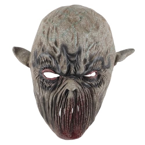 GAROZATION Gruselige Horror Zombie Maske Für Halloween Schreckliche Angsteinflößende Maskerade Für Kostümpartys Unheimliche Halloween Kopfbedeckung Perfekt Für Cosplay Und Schaurige GAROZATION Gruselige Horror Zombie Maske Für Halloween Schreckliche Angsteinflößende Maskerade Für Kostümpartys Unheimliche Halloween Kopfbedeckung Perfekt Für Cosplay Und Schaurige von GAROZATION