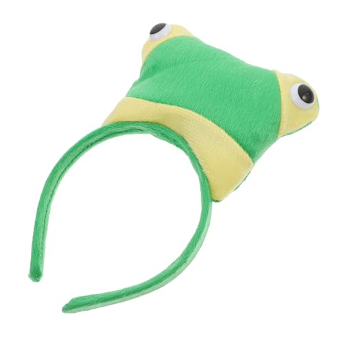GAROZATION Halloween Kostüm Kopfschmuck Frosch Tier Cosplay Haarband Für Party Stirnbänder GAROZATION Halloween Kostüm Kopfschmuck Frosch Tier Cosplay Haarband Für Party Stirnbänder von GAROZATION