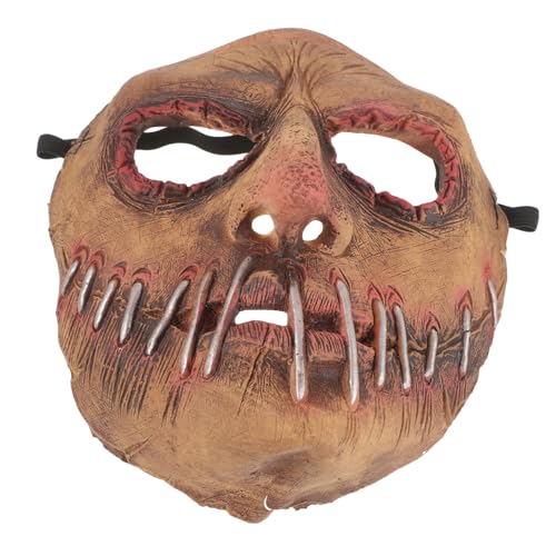 GAROZATION Horrormaske Halloween Gesichtsmaske Für Erwachsene Gruselige Kostüme Blutige Requisite Dämon Grimmig Realistisch Cosplay Dame Party N Masken Sensenmann von GAROZATION
