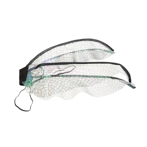 GAROZATION Libellenflügel Feenkostüm Damen Fliegenkostüm Fliegenflügel Kostüm Feenkostüm Zubehör Feenflügel Erwachsene Drachenfliegenflügel Feenflügel Für Mädchen Flügelkostüm Erwachsene von GAROZATION
