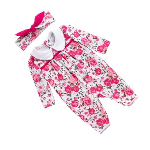 GAROZATION 2 Teiliges Set ädchen Langarm Overall Mit Blumenmuster Und Haarband Für Neugeborene Ideal Für Fotoshootings Und Besondere Anlässe Größe 80 12 24 Monate GAROZATION 2 Teiliges Set ädchen Langarm Overall Mit Blumenmuster Und Haarband Für Neugeborene Ideal Für Fotoshootings Und Besondere Anlässe Größe 80 12 24 Monate von GAROZATION
