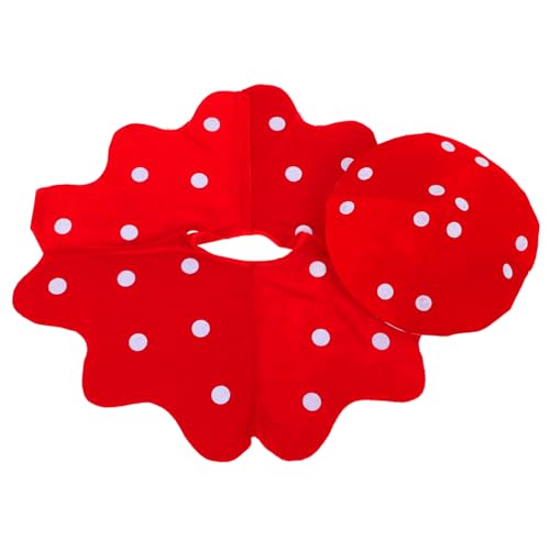 GAROZATION Pilzkappe Und Umhang-set Unisex-kostüm Weiches Material Für Halloween Familientreffen Jungen Und Mädchen GAROZATION Pilzkappe Und Umhang-set Unisex-kostüm Weiches Material Für Halloween Familientreffen Jungen Und Mädchen von GAROZATION