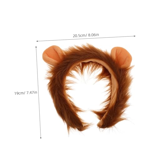 GAROZATION Plüsch Tierkostüm Haarreifen Verkleidung Cartoon Animal Headdress Kindergarten Faschingskostüm Junge Mädchen Cosplay Party Zubehör von GAROZATION