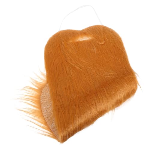 GAROZATION Realistischer Kunstbart Für Erwachsene Halloween-Party Bart-Accessoire Herren-Requisite Bequeme Passform Leicht Zu Tragender Stil Vielseitig Einsetzbar von GAROZATION