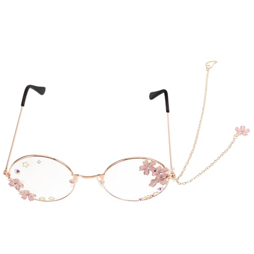GAROZATION Süße Cosplay-partybrille Kawaii-brillenkette Für Damen von GAROZATION