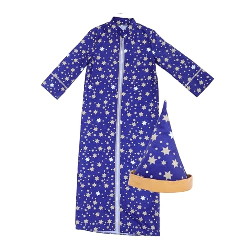 GAROZATION Zauberer Roben Und Umhang Outfits Halloween Kostüme Kleidung Aufblasbares Kostüm Erwachsenenkleid Kinderkleid Zauberer Robe Zauberer Robe Kostüm Zauberer Cosplay GAROZATION Zauberer Roben Und Umhang Outfits Halloween Kostüme Kleidung Aufblasbares Kostüm Erwachsenenkleid Kinderkleid Zauberer Robe Zauberer Robe Kostüm Zauberer Cosplay von GAROZATION