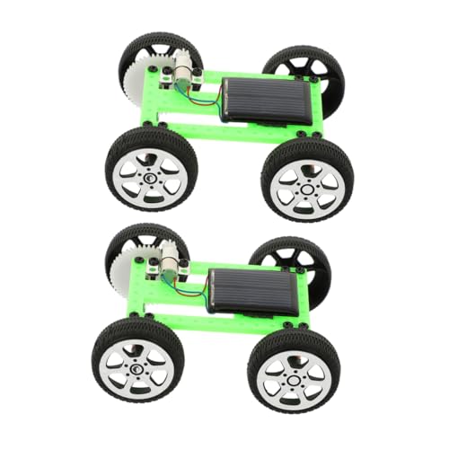 2Stücke DIY Solar Auto Kit für Wissenschaftsprojekte Stem Lernspielzeug Solar Angetrieben Interaktive Bildung für Zuhause Schule Outdoor Aktivitäten von GARVALON