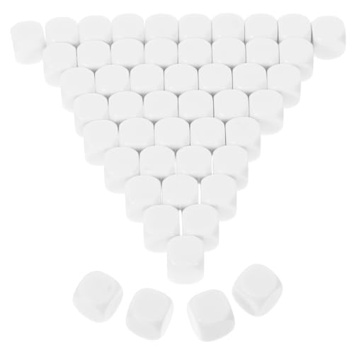 50 Stück Acryl für DIY Brettspiele Glatte Oberfläche Vielseitig Beschreibbar für Kreative Tischspiele und Unterrichtsprojekte von GARVALON